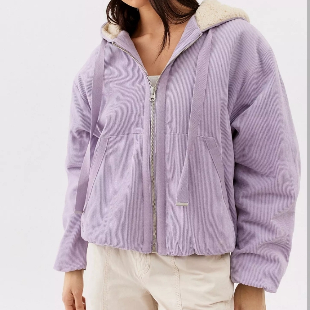 Urban Outfitters Casey Corduroy Hooded Jacket Size M